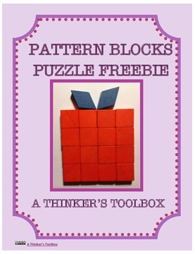 Free Math Lesson Pattern Blocks Freebie The Best Of Teacher Entrepreneurs Marketing Cooperative