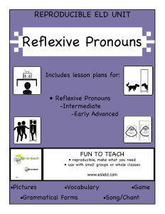 Reflexive Pronoun cover