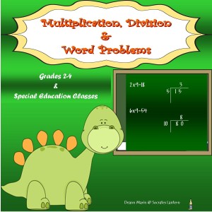 Multiplication & Division Word Problems  8x8 Cover