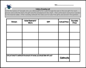 christmas shopping math