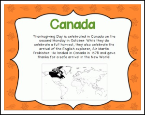 thanksgiving around the world