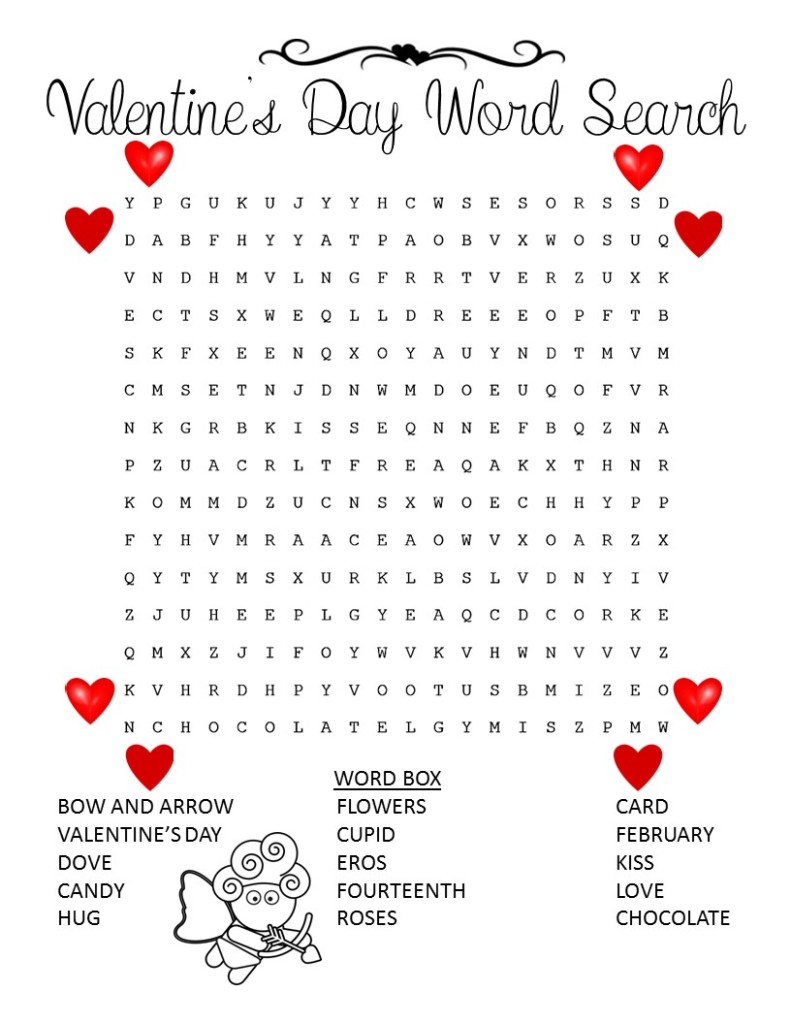 Valentine's Word Search