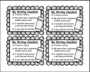 writing checklist