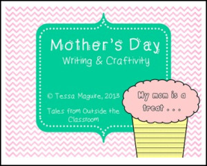 Mother's Day Cupcake Writing and Craftivity