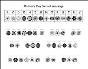 Mother's Day Secret Message