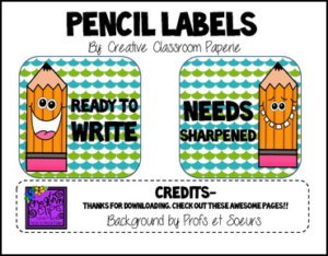 Pencil Labels