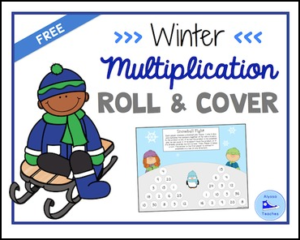 winter-multiplication-facts-roll-and-cover-game