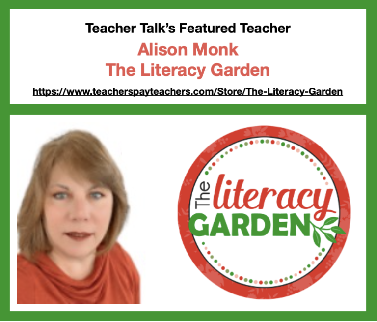 Teacher Talk’s Featured Author – Alison Monk – The Best of Teacher ...