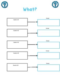 FREE LANGUAGE ARTS LESSON – “Who, What, When, Why, Where, How ...